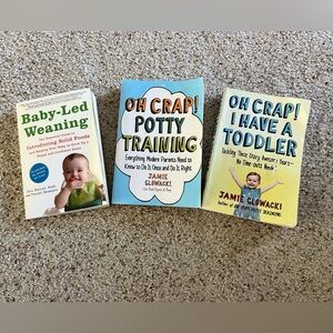 “Oh Crap!” Books by Jamie Glowacki & Baby Led Weaning Book (BLW) by Gill Rapley